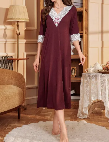 Rochie de noapte SHEIN, visiniu