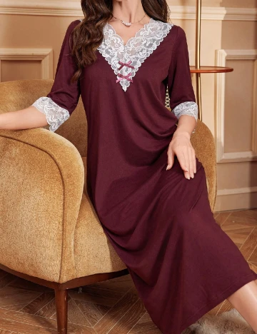 Rochie de noapte SHEIN, visiniu