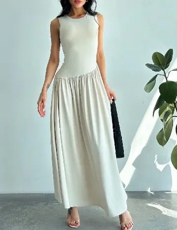 Rochie lunga SHEIN, bej