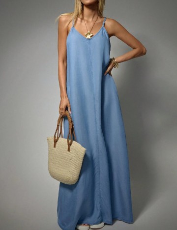 Rochie lunga SHEIN, albastru