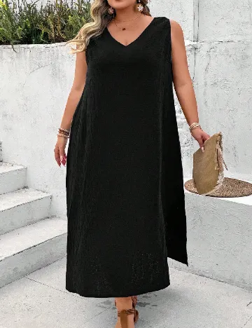 Rochie lunga SHEIN CURVE, negru