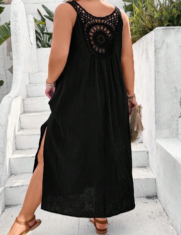 Rochie lunga SHEIN CURVE, negru