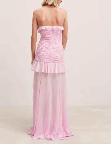 Rochie lunga Mango, roz