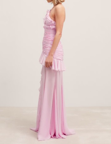Rochie lunga Mango, roz