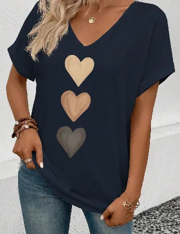 Tricou SHEIN, bleumarin