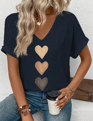 Tricou SHEIN, bleumarin
