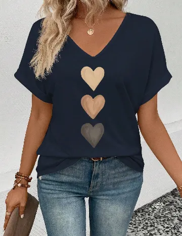 Tricou SHEIN, bleumarin