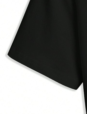 Tricou Shein Kids, negru