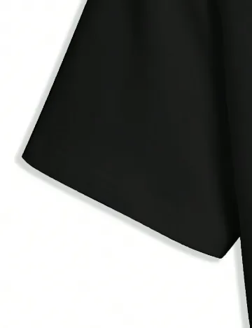 Tricou Shein Kids, negru