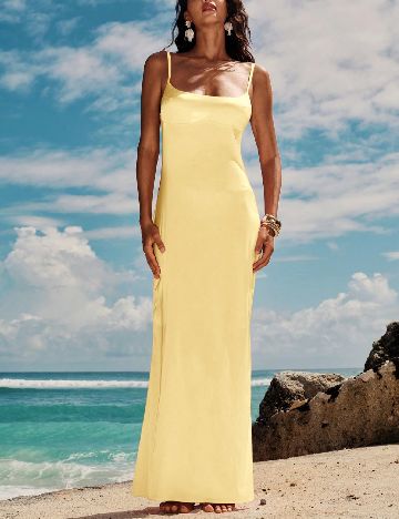 Rochie lunga SHEIN, galben