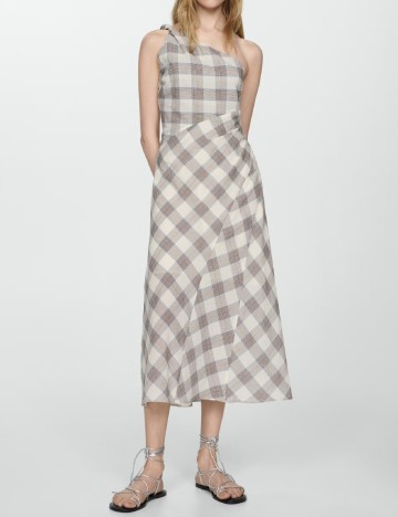 Rochie medie Mango, bej