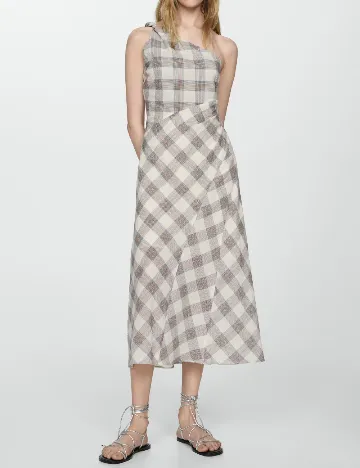Rochie medie Mango, bej