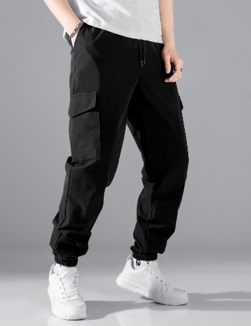 Pantaloni SHEIN, negru