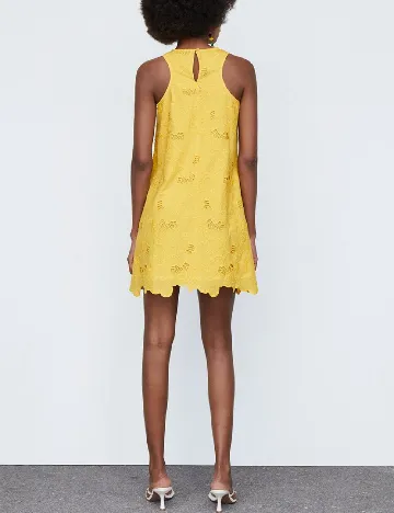 Rochie scurta Mango, galben