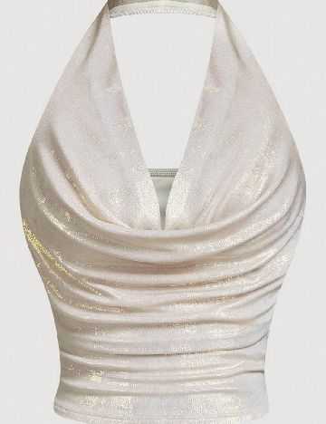 Top SHEIN, argintiu