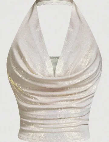 Top SHEIN, argintiu