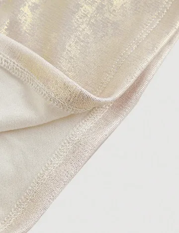 Top SHEIN, argintiu