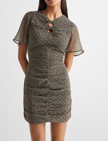 Rochie scurta Mango, mix culori