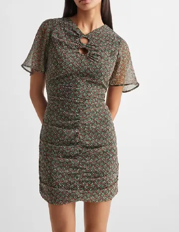 Rochie scurta Mango, mix culori