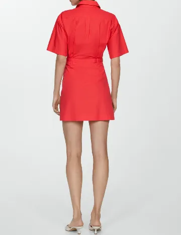 Rochie scurta Mango, rosu