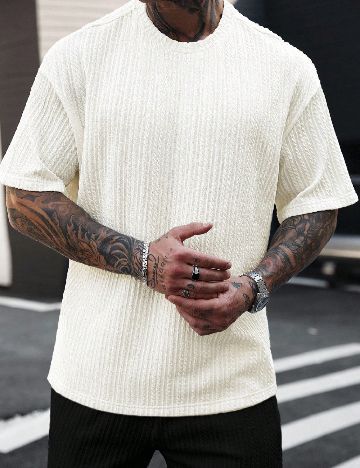 Tricou SHEIN, ecru