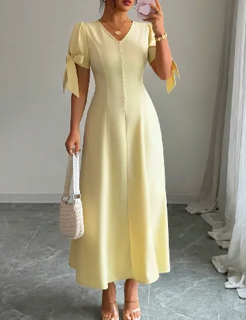 Rochie medie SHEIN, galben