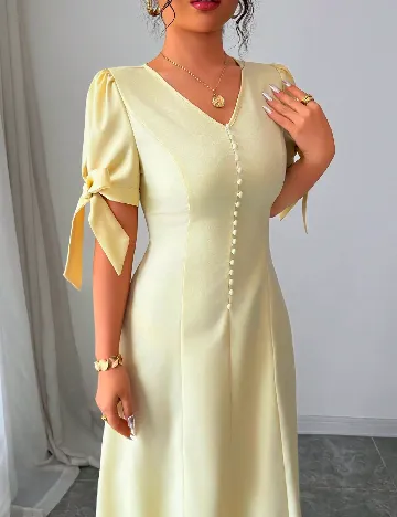Rochie medie SHEIN, galben