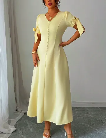 Rochie medie SHEIN, galben