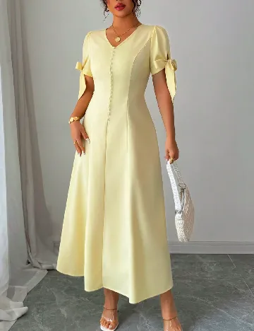 Rochie medie SHEIN, galben