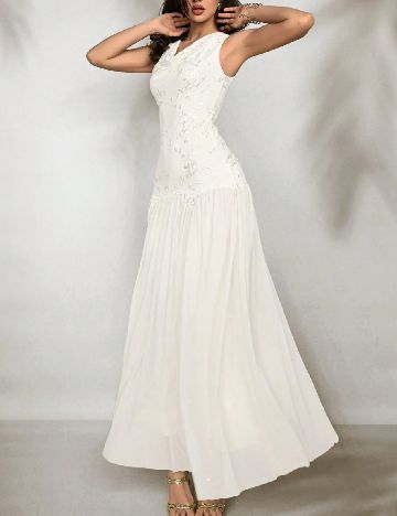 Rochie lunga SHEIN, alb