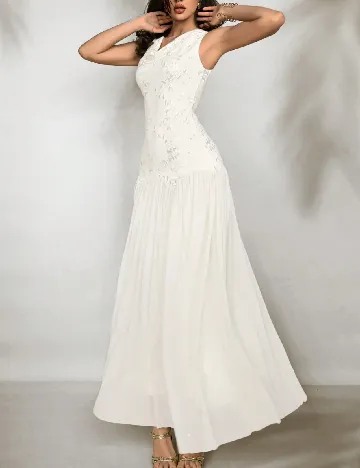 Rochie lunga SHEIN, alb