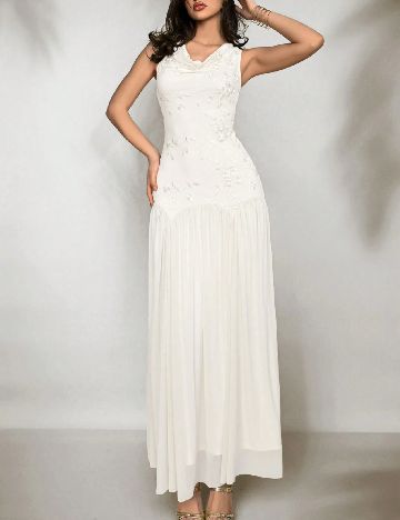 Rochie lunga SHEIN, alb