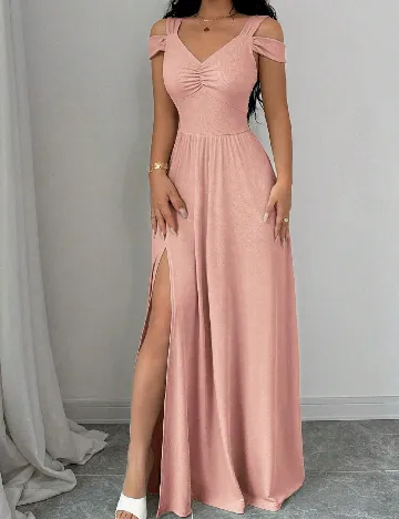 Rochie lunga SHEIN, roz