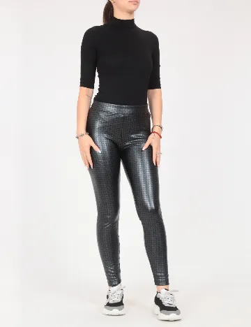 Colanti termici Tezenis, negru/gri