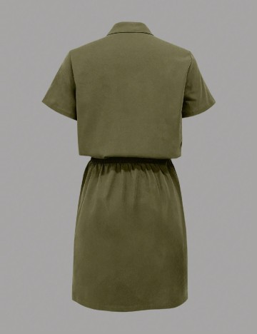Rochie scurta SHEIN, verde