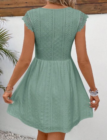 Rochie scurta SHEIN, verde