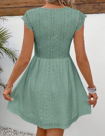 Rochie scurta SHEIN, verde