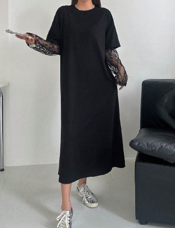 Rochie medie Dazy, negru