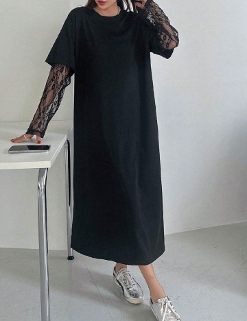 Rochie medie Dazy, negru