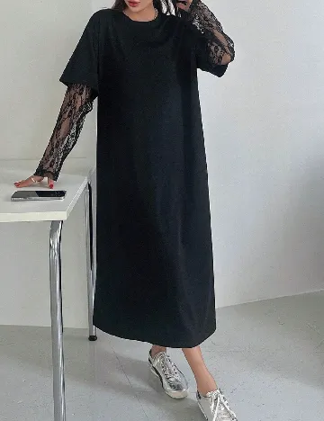 Rochie medie Dazy, negru