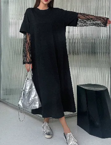 Rochie medie Dazy, negru
