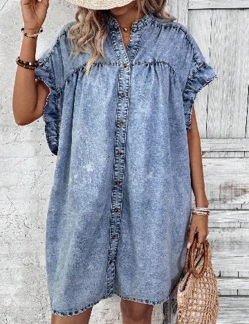 Rochie scurta SHEIN, albastru