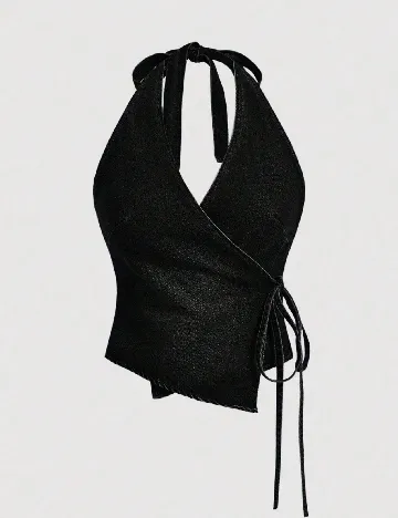 Top SHEIN, negru
