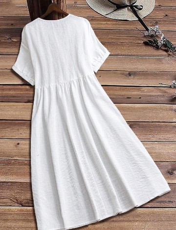 Rochie medie SHEIN CURVE, albastru