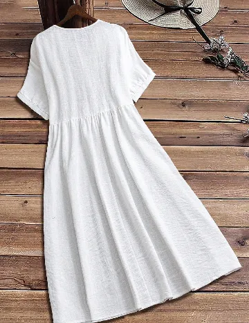 Rochie medie SHEIN CURVE, albastru