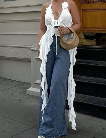 Top SHEIN, alb