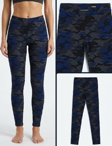 Colanti Tezenis, negru/albastru