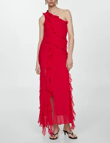 Rochie lunga Mango, rosu