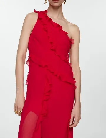 Rochie lunga Mango, rosu
