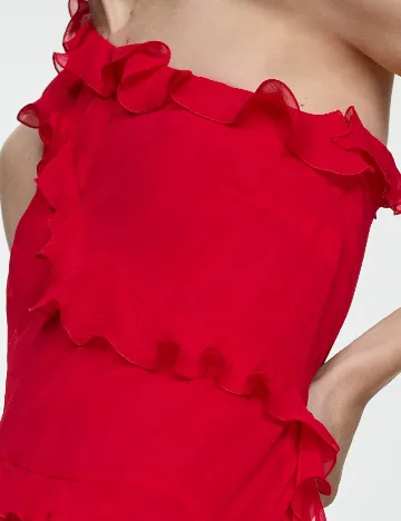 Rochie lunga Mango, rosu
